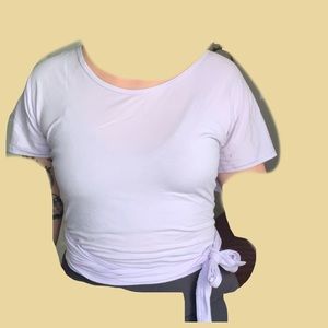 Lavender Wrap shirt - wear two ways